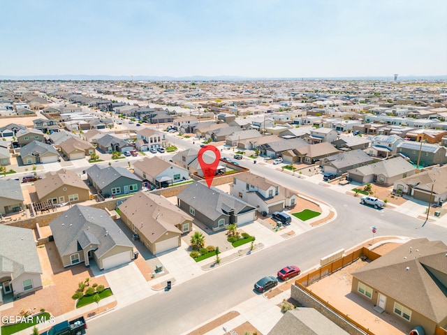 13804 Sky Ranger Ave, Horizon City, TX 79928 - aerial perspective of suburban area