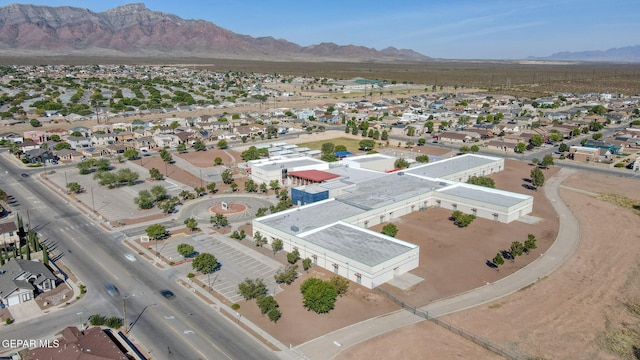 4812 Northview Dr, El Paso, TX 79934 - aerial perspective of suburban area featuring a mountain backdrop