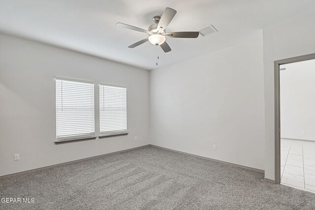 1129 Indigo Sky St, El Paso, TX 79928 - unfurnished room with ceiling fan and carpet floors