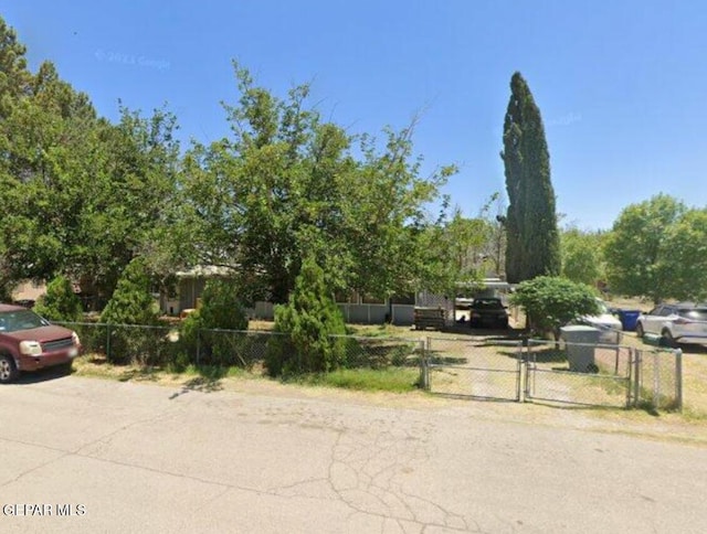 360 Sleepy Hollow St, El Paso, TX 79932 - view of property hidden behind natural elements featuring a gate