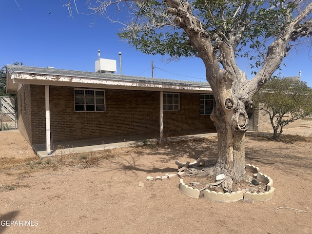 9201 Waverly Dr, El Paso, TX 79924 - back of property with brick siding