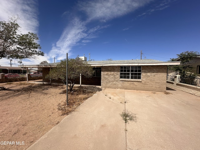 9201 Waverly Dr, El Paso, TX 79924 - view of front of house with brick siding