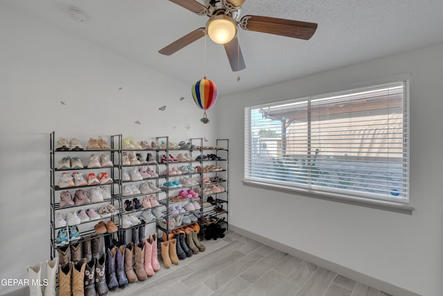 10109 Saigon Dr, El Paso, TX 79925 - storage featuring a ceiling fan