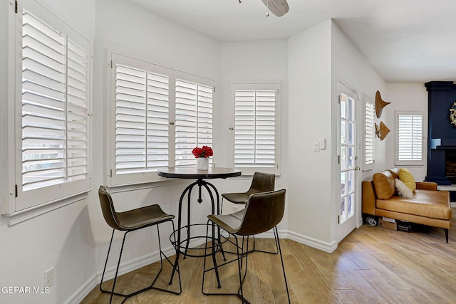 904 Las Palmas Way, El Paso, TX 79912 - dining area featuring wood finished floors and baseboards