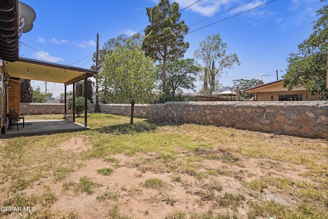 9913 Bomarc St, El Paso, TX 79924 - view of yard featuring a patio area