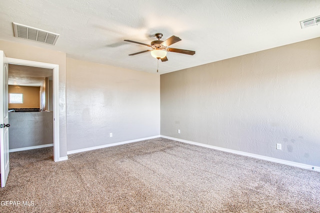 12772 Silver Streak Ave, El Paso, TX 79928 - carpeted empty room with a ceiling fan and baseboards