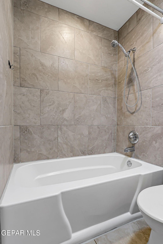 10321 Thor St, El Paso, TX 79924 - full bath featuring shower / bath combination and toilet