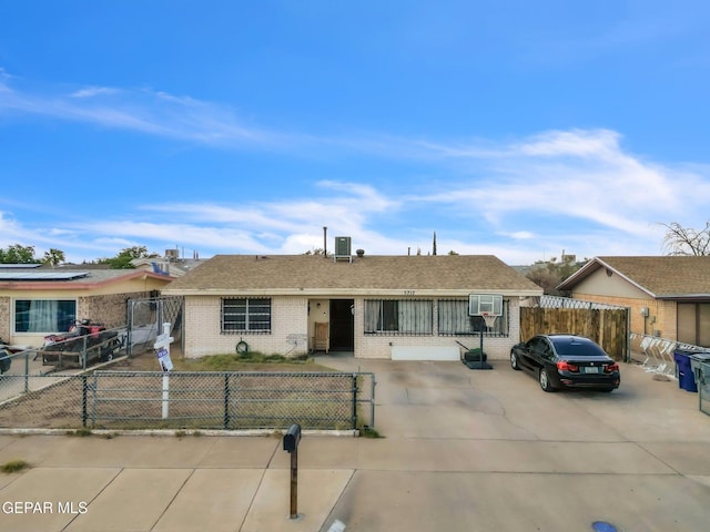 5717 Port Lavaca Dr, El Paso, TX 79924 - ranch-style house featuring central AC and brick siding