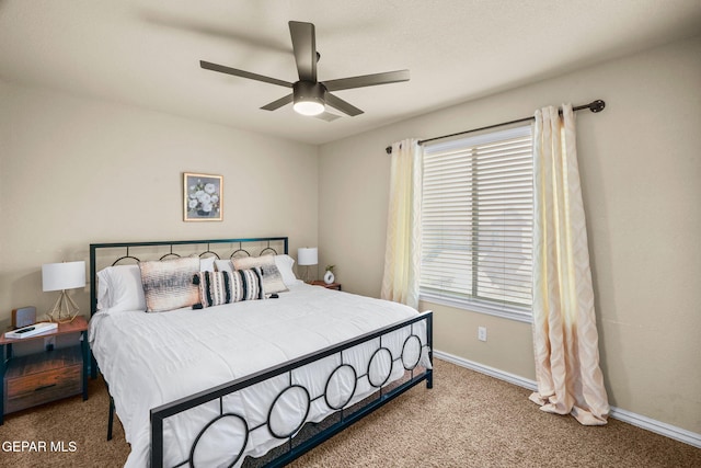 14382 Karen Point Ct, El Paso, TX 79938 - bedroom featuring carpet flooring, multiple windows, and baseboards