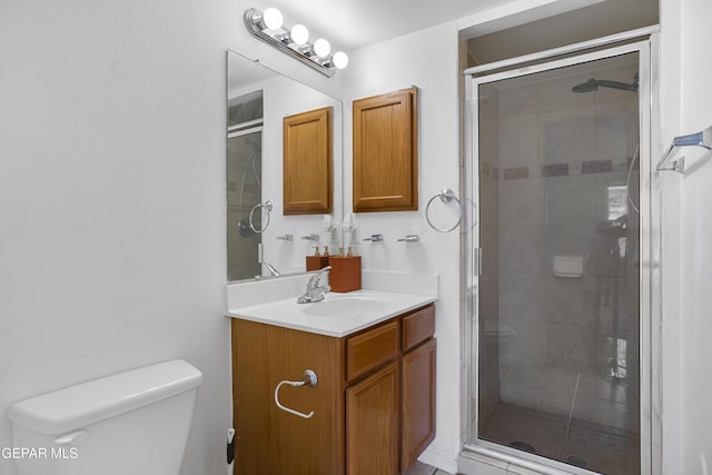 1497 Dunlin Pl, El Paso, TX 79928 - full bathroom with vanity and a stall shower