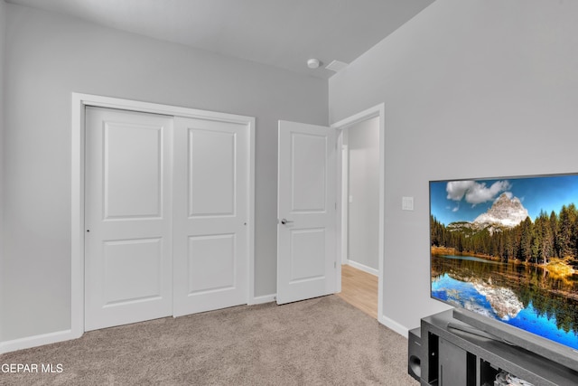 13727 Harbottle St, El Paso, TX 79928 - carpeted bedroom with a closet and baseboards