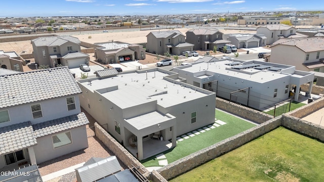 13727 Harbottle St, El Paso, TX 79928 - aerial perspective of suburban area
