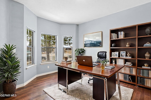 14045 Tower Point Way, El Paso, TX 79938 - home office featuring wood finished floors and baseboards