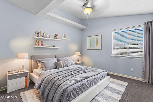 14045 Tower Point Way, El Paso, TX 79938 - bedroom with dark carpet and baseboards