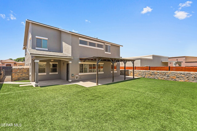 14045 Tower Point Way, El Paso, TX 79938 - rear view of house featuring a patio area and stucco siding