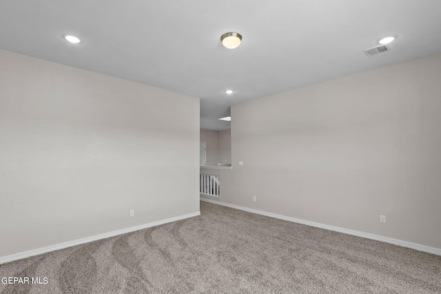 3952 Aspiration St, El Paso, TX 79938 - carpeted spare room with baseboards and recessed lighting
