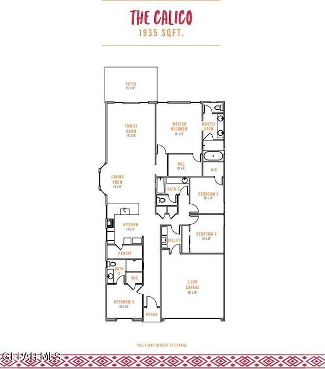 3928 Aspiration, El Paso, TX 79934 - room layout