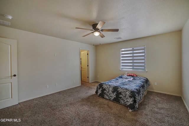 7044 Eagle Nest Ct, El Paso, TX 79934 - bedroom featuring carpet, baseboards, and a ceiling fan
