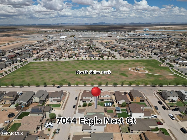 7044 Eagle Nest Ct, El Paso, TX 79934 - view of property location with nearby suburban area and a mountain backdrop