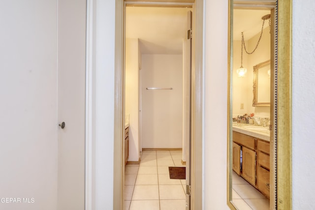 11625 Soberana Ln Unit A & B, El Paso, TX 79936 - hallway with light tile patterned floors