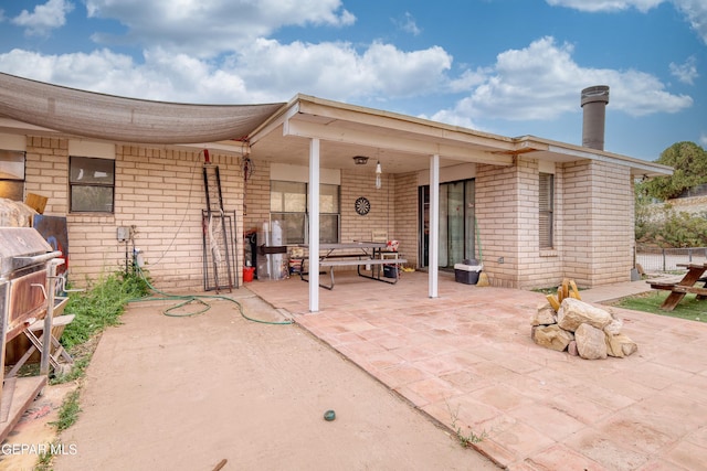 11625 Soberana Ln Unit A & B, El Paso, TX 79936 - view of patio