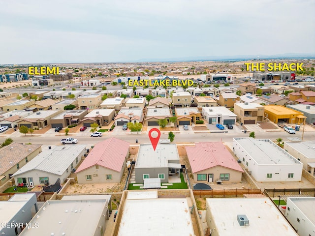 13519 Hazlewood St, El Paso, TX 79928 - aerial perspective of suburban area
