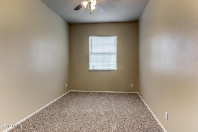 2412 Escape Point St, El Paso, TX 79938 - carpeted empty room featuring ceiling fan and baseboards