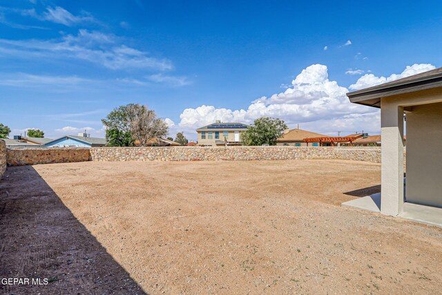 14425 Donny Murray Ln, Horizon City, TX 79928 - view of fenced backyard