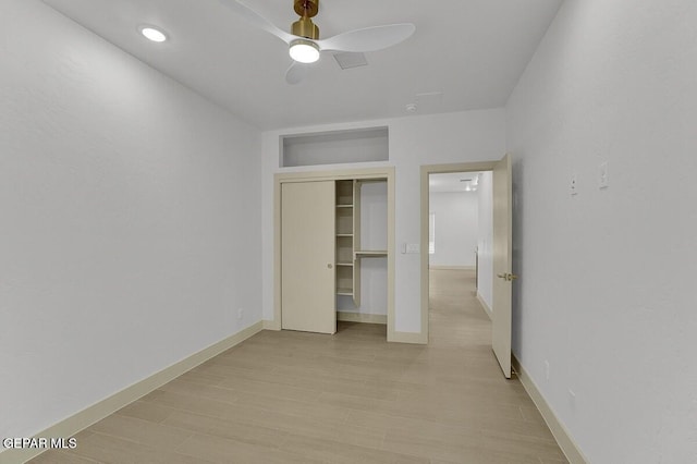 12748 Polo Norte Dr, El Paso, TX 79934 - unfurnished bedroom featuring a closet and a ceiling fan
