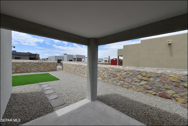 13106 Cleethorpes St, El Paso, TX 79928 - fenced backyard featuring a patio area