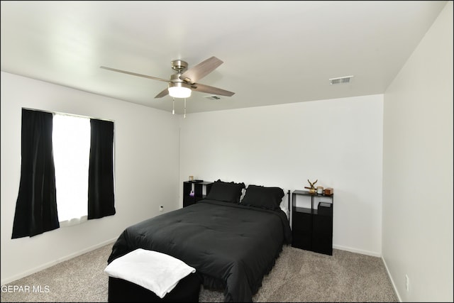 13106 Cleethorpes St, El Paso, TX 79928 - bedroom featuring carpet, baseboards, and ceiling fan