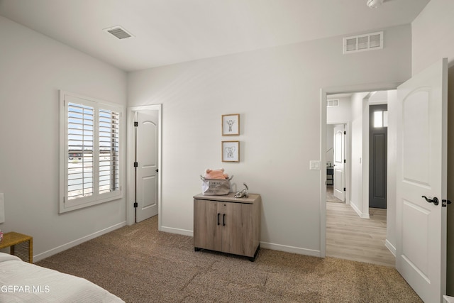 14932 Hill Ridge Ct, El Paso, TX 79938 - bedroom with baseboards and light carpet