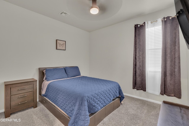 281 Farnborough St, Horizon City, TX 79928 - bedroom featuring carpet, baseboards, and ceiling fan