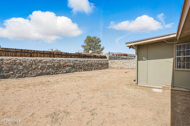 7721 Maya Ave, El Paso, TX 79912 - view of fenced backyard