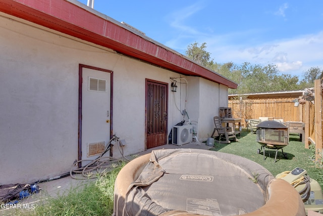 305 N Carolina Dr, El Paso, TX 79915 - view of patio / terrace featuring a cooling unit