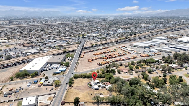 305 N Carolina Dr, El Paso, TX 79915 - aerial overview of property's location featuring mountains