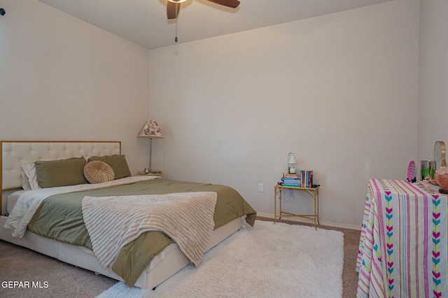1916 William Caples St, El Paso, TX 79938 - carpeted bedroom featuring a ceiling fan and baseboards