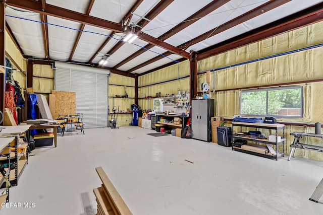 5436 La Estancia Cir, El Paso, TX 79932 - garage featuring a workshop area