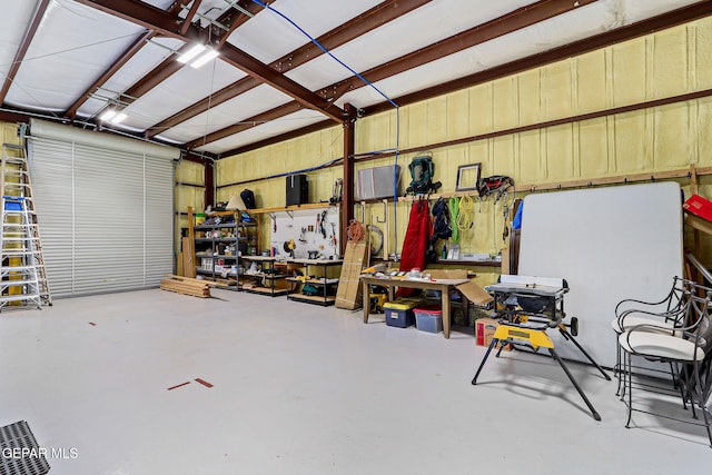5436 La Estancia Cir, El Paso, TX 79932 - garage featuring a workshop area