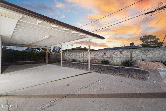 904 Apple Ln, El Paso, TX 79925 - view of patio terrace at dusk