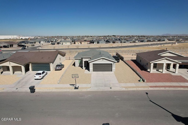 14573 Banana Yucca Ave, Horizon City, TX 79928 - aerial perspective of suburban area