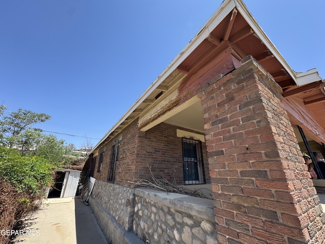 2705 Portland Ave, El Paso, TX 79930 - view of home's exterior with brick siding
