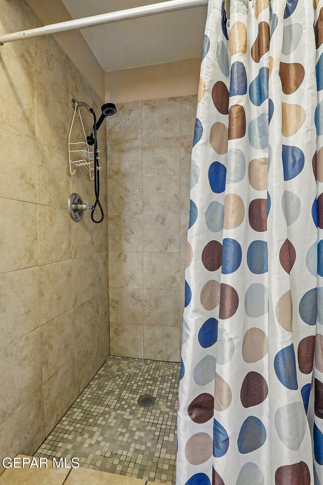 712 N Ochoa St, El Paso, TX 79902 - bathroom with tiled shower