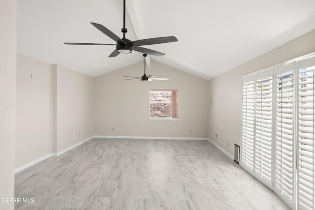 4317 Larchmont Dr, El Paso, TX 79902 - unfurnished room with ceiling fan and baseboards