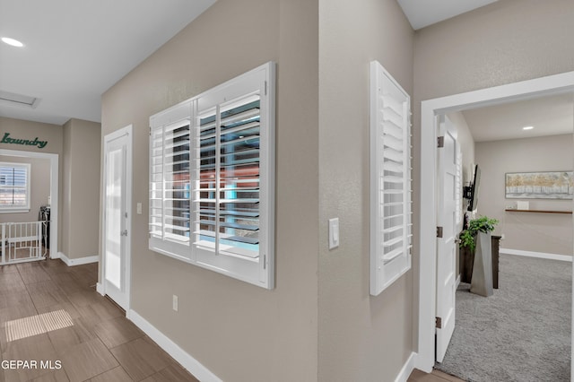 2401 Mike Price Dr, El Paso, TX 79938 - hallway featuring baseboards and recessed lighting