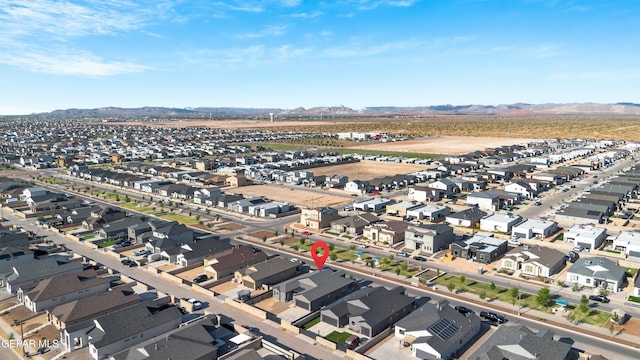2401 Mike Price Dr, El Paso, TX 79938 - aerial view of property and surrounding area with nearby suburban area and mountains