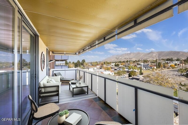1800 N Stanton St Unit 603, El Paso, TX 79902 - balcony with a mountain view