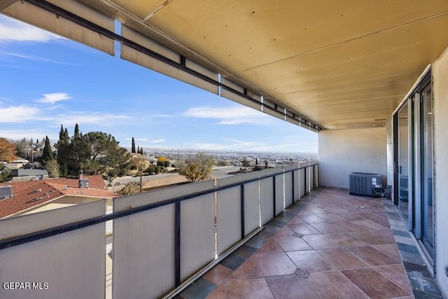 1800 N Stanton St Unit 603, El Paso, TX 79902 - balcony with cooling unit