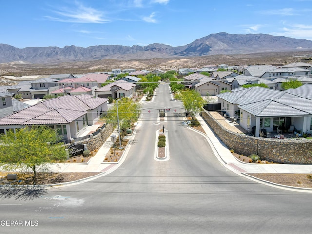 2352 Kolt Ct, El Paso, TX 79911 - aerial perspective of suburban area featuring a mountainous background