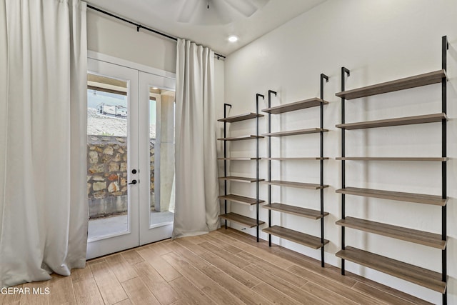 2352 Kolt Ct, El Paso, TX 79911 - empty room with french doors and wood finished floors